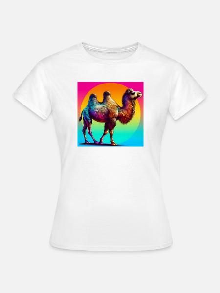 Kamel - Frauen T-Shirt - Weiß