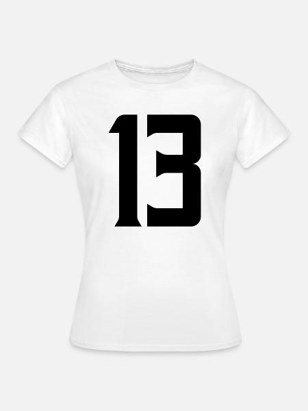 13 - Frauen T-Shirt - Weiß