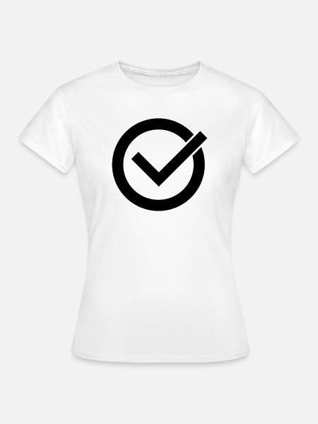 Kreuzzeichen - Frauen T-Shirt - Weiß