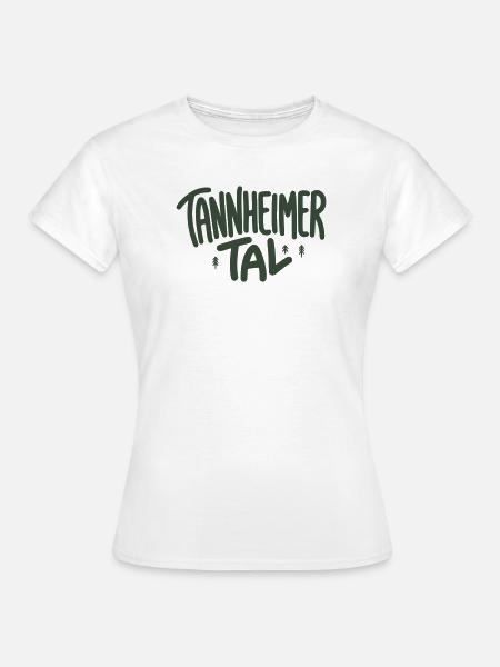 Tannheimer Tal Schriftzug - Frauen T-Shirt - Weiß