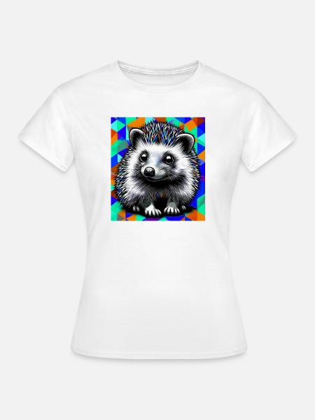 Igel - Frauen T-Shirt - Weiß