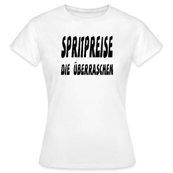 Benzin - Frauen T-Shirt - Weiß - Vorne - AI Model Female 172 dark (172cm)