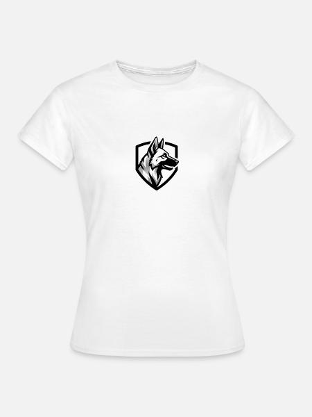 Schäferhund Wappen Security - Frauen T-Shirt - Weiß