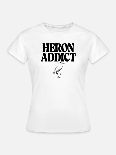 Reihersüchtiger - Frauen T-Shirt - Weiß