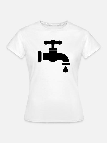 Klopfen - Frauen T-Shirt - Weiß