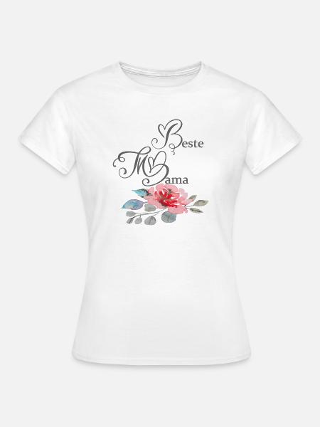 Beste Mama - Frauen T-Shirt - Weiß