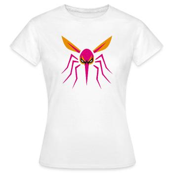 Moustique, Moustique, Insecte, Mal - T-shirt Femme - blanc - Devant - AI Model Female 172 dark (172cm)