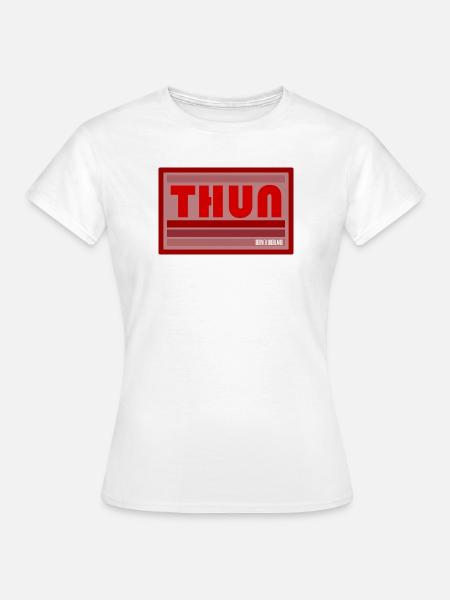 Thun Berner Oberland - Frauen T-Shirt - Weiß