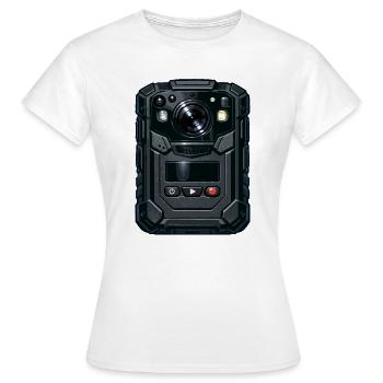 Robuste Action Cam-Illustration - Frauen T-Shirt - Weiß - Vorne - AI Model Female 172 dark (172cm)