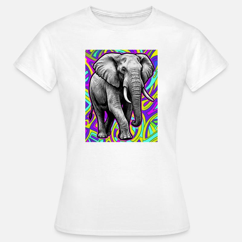 elephant - Women's T-Shirt - white