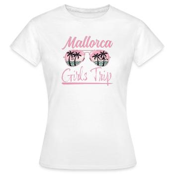 Mallorca, Girls Trip - Frauen T-Shirt - Weiß - Vorne - AI Model Female 172 dark (172cm)