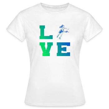 Idée de sports de pickleball pour les fans de la communauté de pickleball - T-shirt Femme - blanc - Devant - AI Model Female 172 dark (172cm)