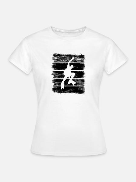 Roller Skater Zeichnung - Frauen T-Shirt - Weiß