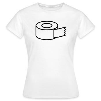 Masking Tape Craft Icon - Women's T-Shirt - white - Front - AI Model Female 172 dark (172cm)