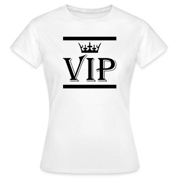 Vip - Frauen T-Shirt - Weiß - Vorne - AI Model Female 172 dark (172cm)