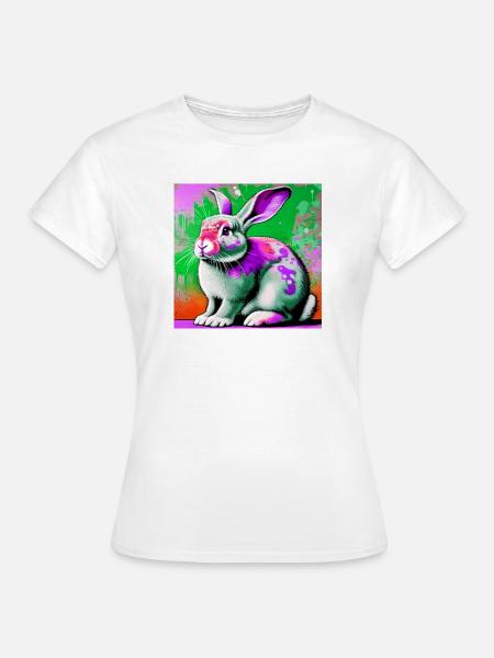 Kaninchen - Frauen T-Shirt - Weiß