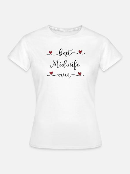 Hebamme - Frauen T-Shirt - Weiß