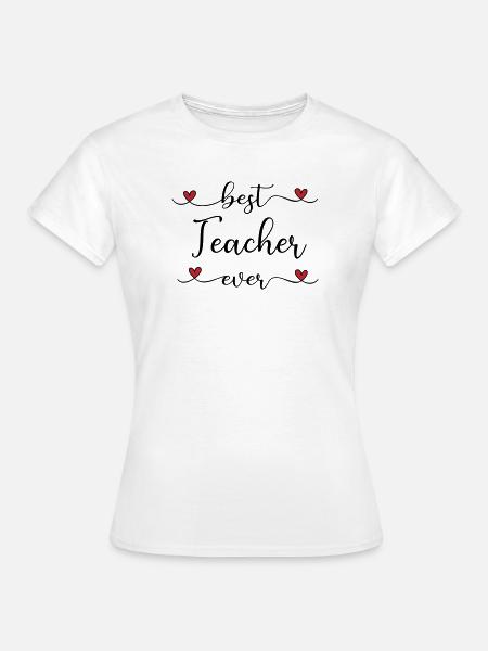 Bester Lehrer - Frauen T-Shirt - Weiß