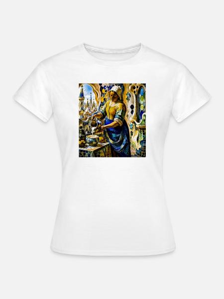 Mosaik - Frauen T-Shirt - Weiß