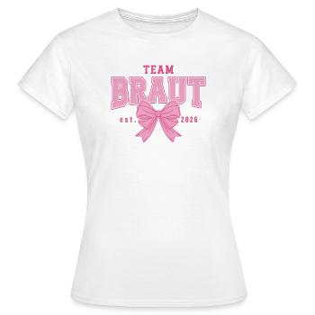 Bride Hen Party Team Partner Look - Women's T-Shirt - white - Front - AI Model Female 172 dark (172cm)