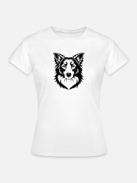 Border Collie - Frauen T-Shirt - Weiß