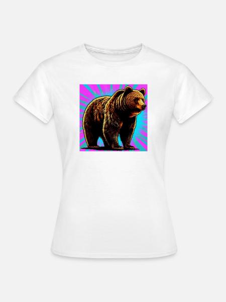 Bär - Frauen T-Shirt - Weiß