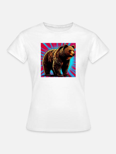 Bär - Frauen T-Shirt - Weiß