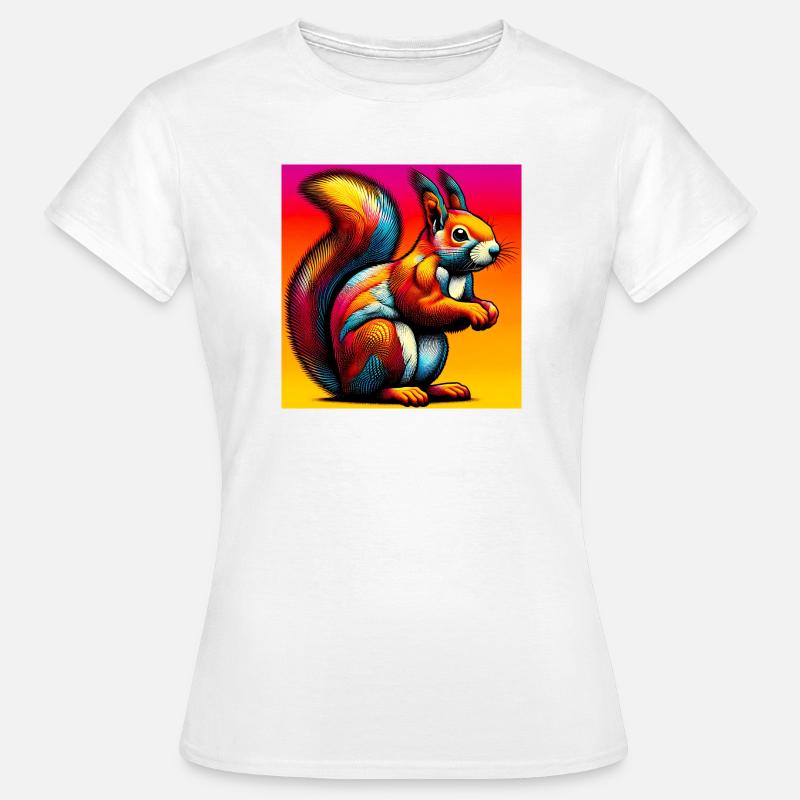 squirrel - Women's T-Shirt - white