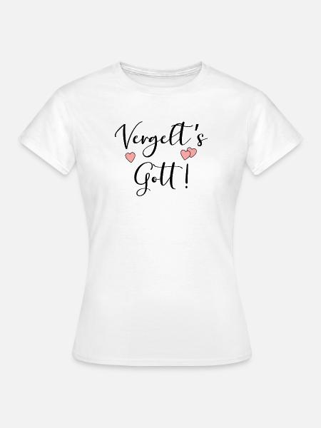 Christlich Danke Gott - Frauen T-Shirt - Weiß