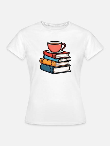 Bücher - Frauen T-Shirt - Weiß