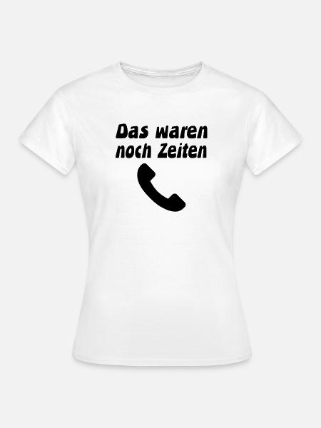 Telefon - Frauen T-Shirt - Weiß