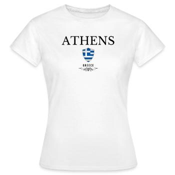Athènes souvenirs, design élégant Athènes - T-shirt Femme - blanc - Devant - AI Model Female 172 dark (172cm)