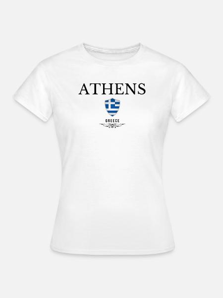 Souvenir Athen, elegantes Design Athen - Frauen T-Shirt - Weiß