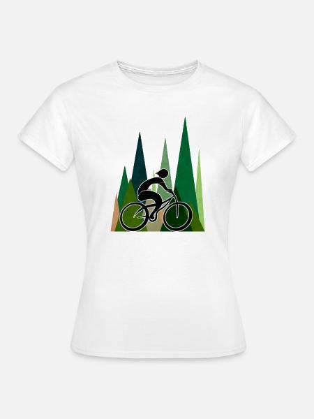 Radfahrer - Frauen T-Shirt - Weiß