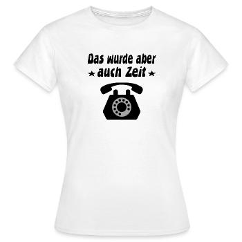Telefon - Frauen T-Shirt - Weiß - Vorne - AI Model Female 172 dark (172cm)