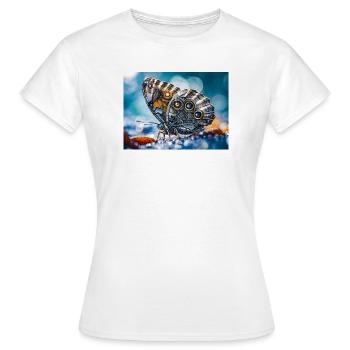 Robotik-Schmetterling - Frauen T-Shirt - Weiß - Vorne - AI Model Female 172 dark (172cm)