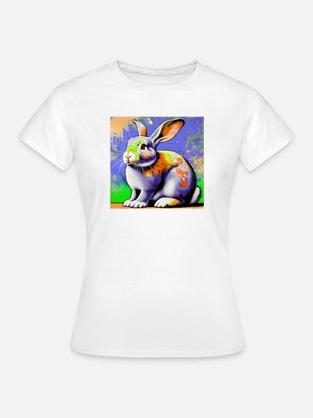 Kaninchen - Frauen T-Shirt - Weiß