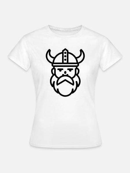 Wikinger - Frauen T-Shirt - Weiß