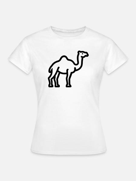Kamel - Frauen T-Shirt - Weiß