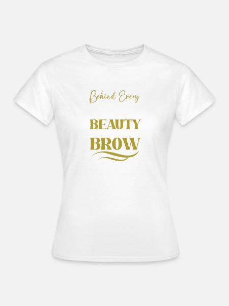 Microblading Make-up Kosmetik Kosmetikerin - Frauen T-Shirt - Weiß