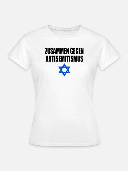 zusammen gegen antisemitism - Frauen T-Shirt - Weiß