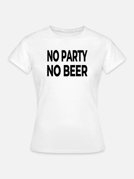Party - Frauen T-Shirt - Weiß