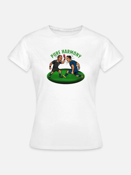 Pure Harmony: Meckern im Fußball - Frauen T-Shirt - Weiß