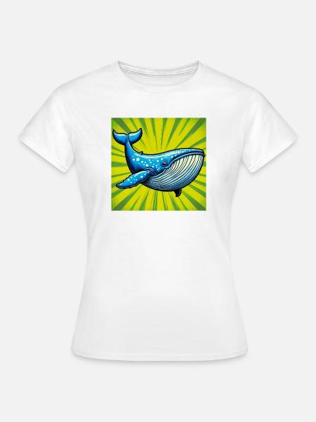 Wal - Frauen T-Shirt - Weiß