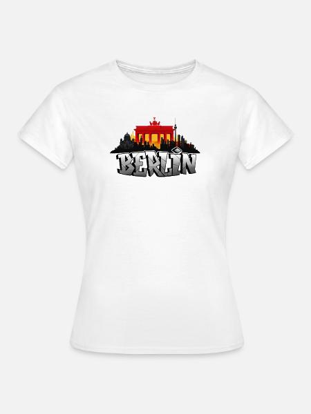 Berlin - Frauen T-Shirt - Weiß