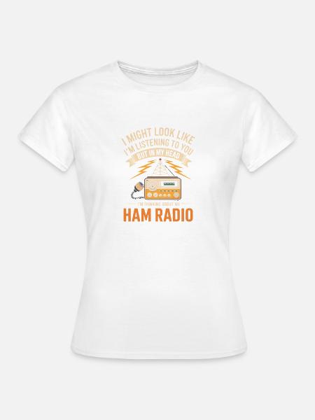 Amateurfunk-Tee - Frauen T-Shirt - Weiß
