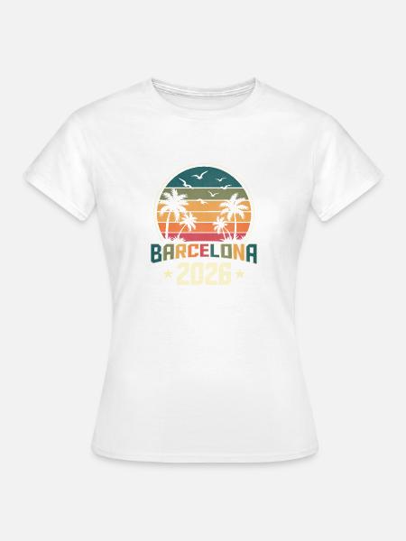 Barcelona 2026 - Frauen T-Shirt - Weiß