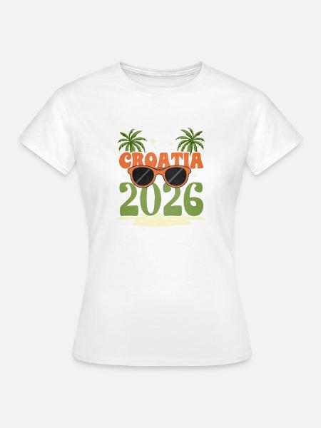 Croatia 2026 - Frauen T-Shirt - Weiß