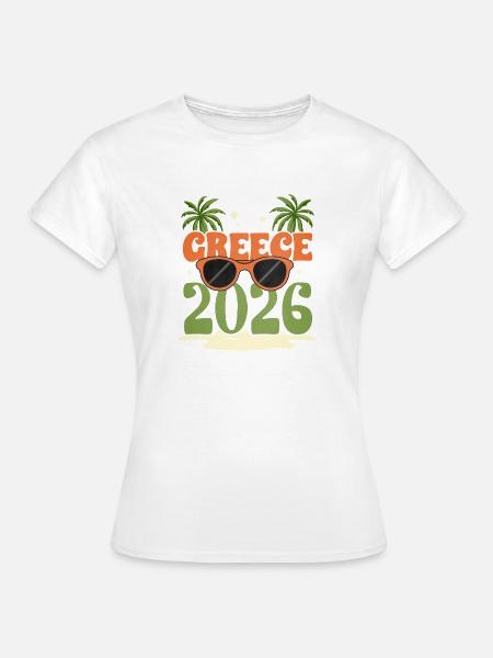 Greece 2026 - Frauen T-Shirt - Weiß