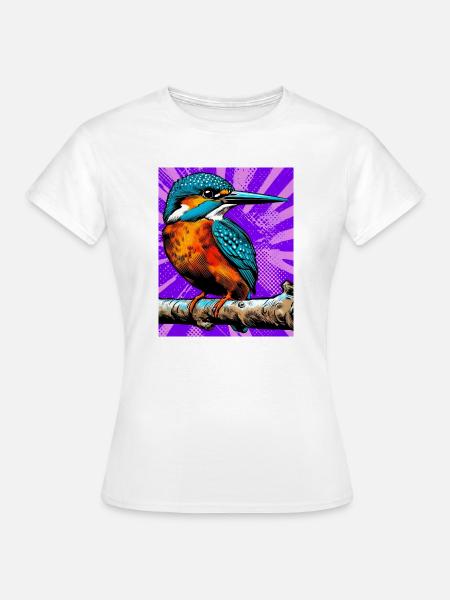 Eisvogel - Frauen T-Shirt - Weiß